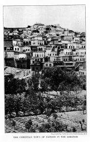 The Christian Town of Zahleh in the Lebanon