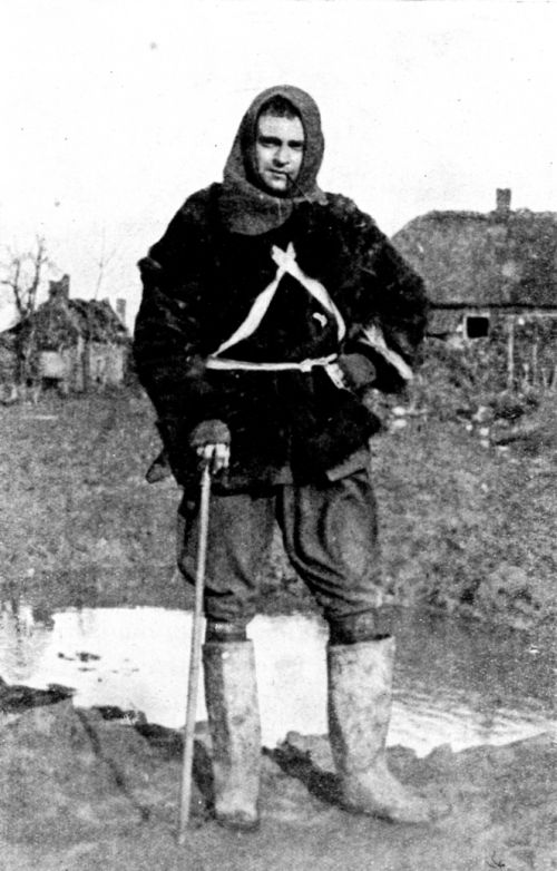 Photograph of the Author. St. Yvon, Christmas Day, 1914