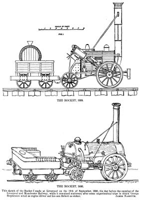  FIG. 1. THE ROCKET, 1829. THE ROCKET, 1830.