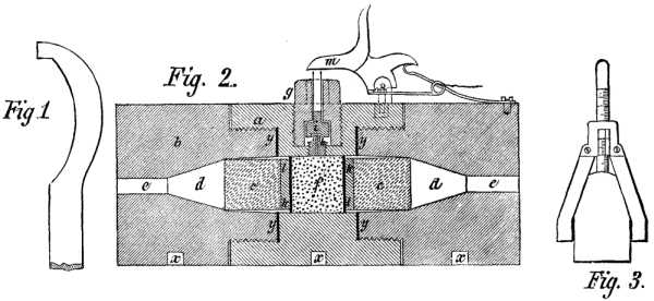 APPARATUS FOR MEASURING THE FORCE OF EXPLOSIVES.