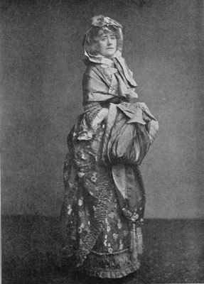 Ellen Terry as Letitia Hardy in "The Belle's Stratagem"