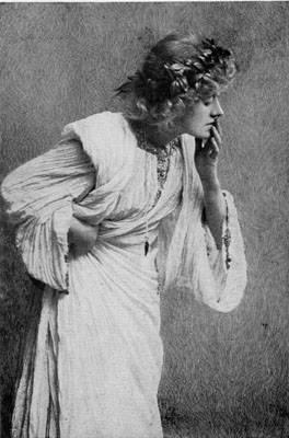 Ellen Terry as Ellaline in "The Amber Heart"