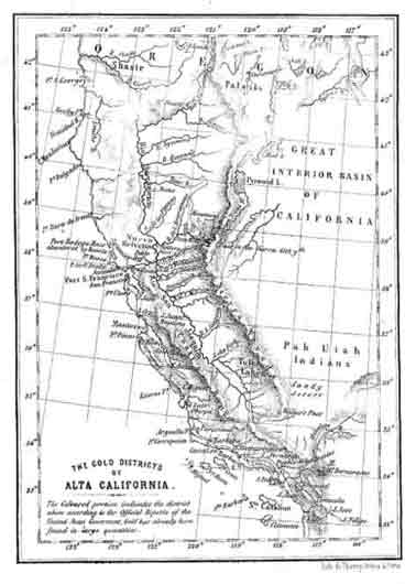 The Gold Districts of Alta California