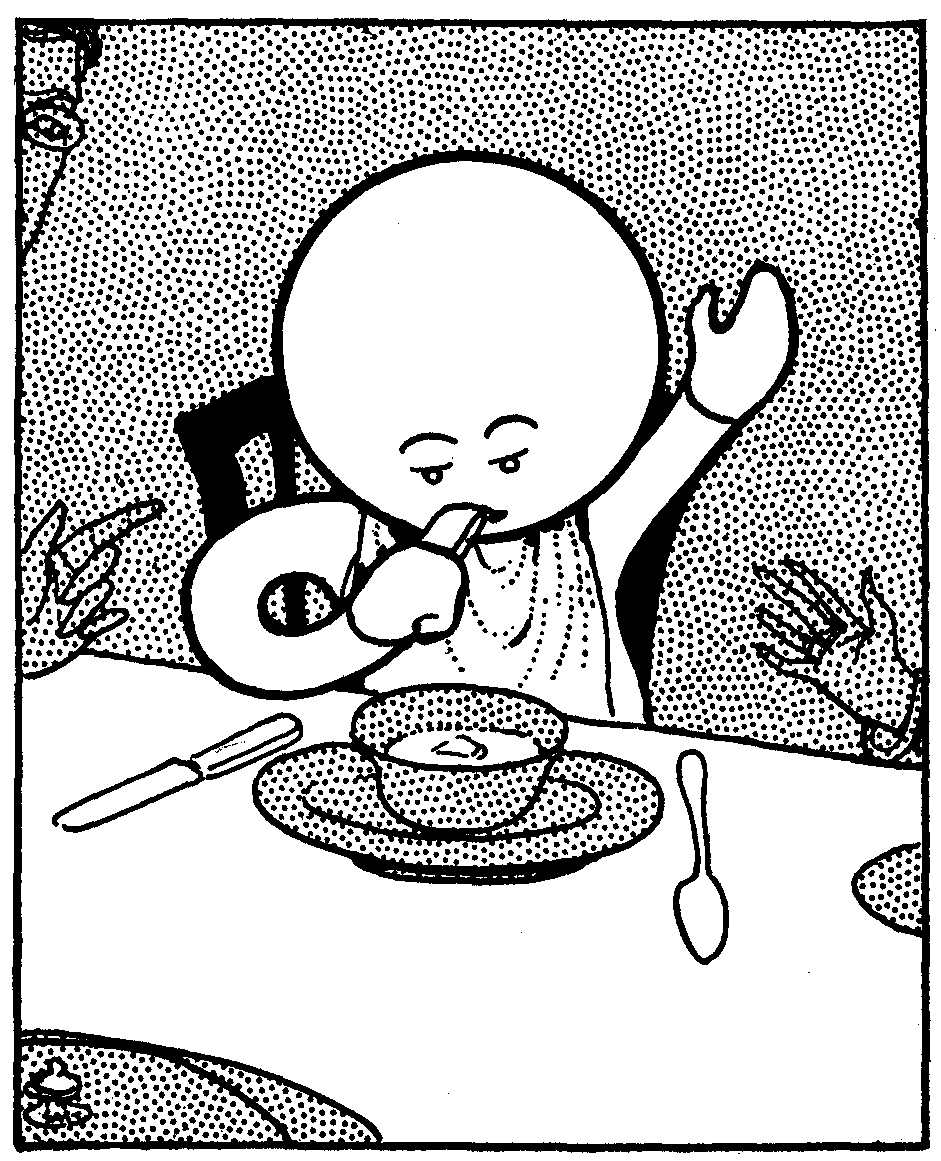 Talking While Eating