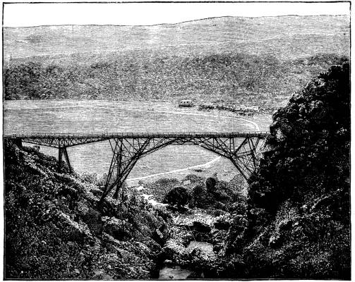  BRIDGE OVER THE BLAAUW KRANTZ RAVINE, CAPE COLONY.