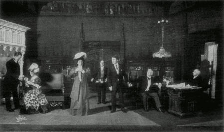 [Photo, from the play, of the Ryder household as Jefferson is introduced to Miss Green.]