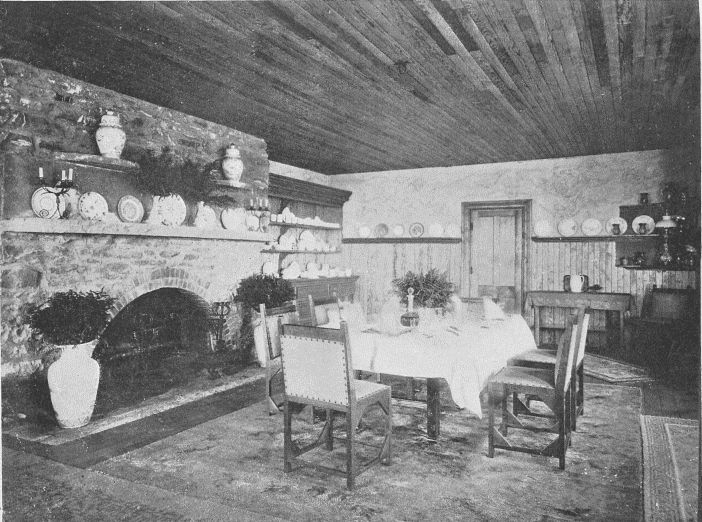 DINING-ROOM IN "STAR ROCK" (COUNTRY HOUSE OF W.E. CONNOR, ESQ., ONTEORA)