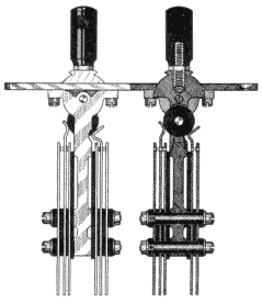 Illustration: Fig. 267. Vertical-Spring Listening and Ringing Key