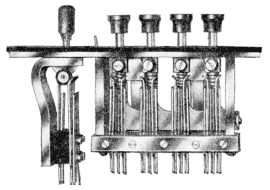 Illustration: Fig. 269. Four-Party Listening and Ringing Key