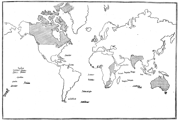 Map of British Possessions