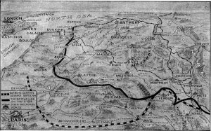 Flanders and Northern France—How the Battle Line Has Changed (Up to Jan. 1, 1915) Since the War Began.