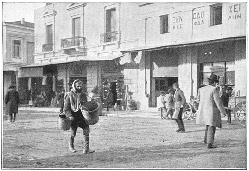 Citroenenkoopman in Athene.