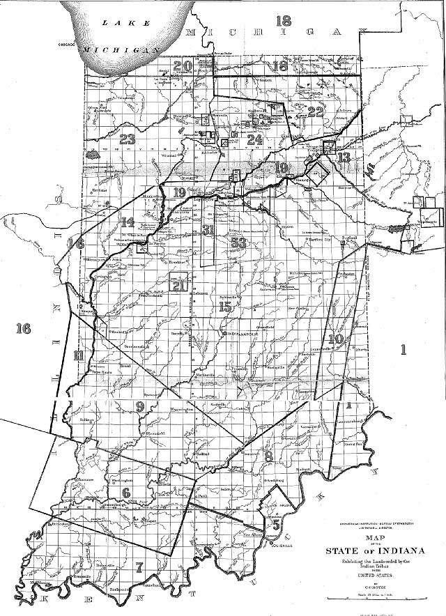 Map of Indiana