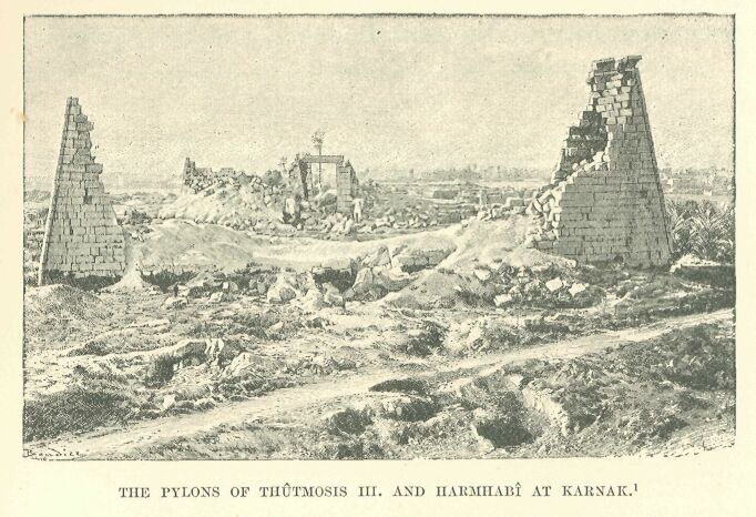 069.jpg the Pylons of ThÛtmosis Iii. And HarmhabÎ At Kaknak 