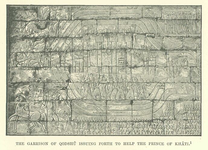 198.jpg the Garrison of QodshÛ Issuing Forth to Help The Prince of KhÂti. 