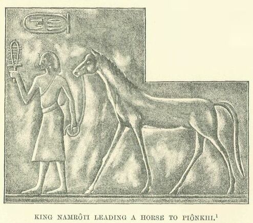 266.jpg King NamrÔti Leading a Horse to PiÔnkhi 