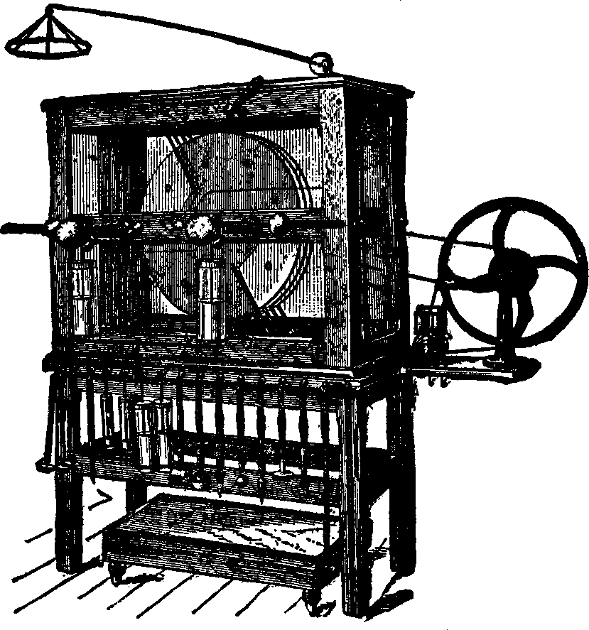 Illustration: Fig. 5. Our Franklin, or Static Electricity, Machine.