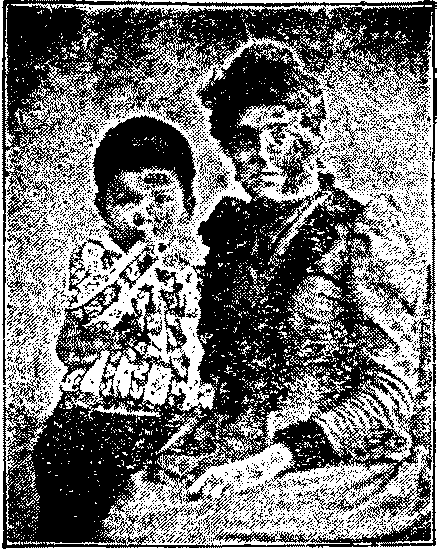 Illustration: Mrs. Sharrard and Son.