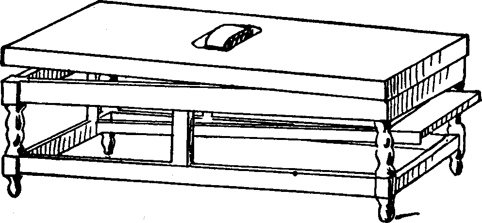 Illustration: Fig. 12. Apparatus for the Rubbing in a Recumbent Position.