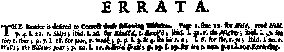 errata list as printed