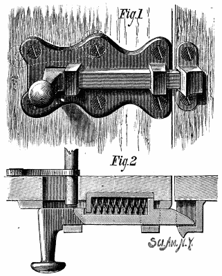 HOESLY’S DOOR BOLT.