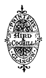 Aird & Coghill Printers, Glasgow