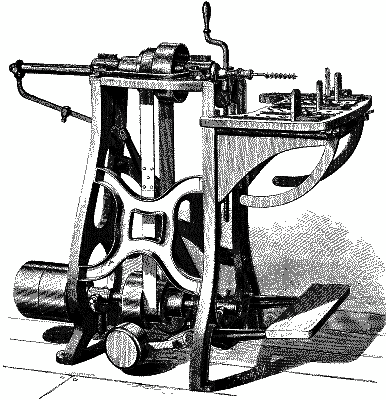 McBETH, BENTEL, and MARGEDANT'S UNIVERSAL BORING MACHINE.