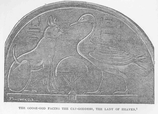 116.jpg the Goose-god Facing The Cat-goddess, The Lady Of Heaven. 1 