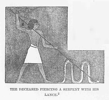 266.jpg the Deceased Piercing a Serpent With his Lance. 2 