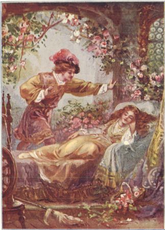 Prince Florimond Finds the Sleeping Beauty.