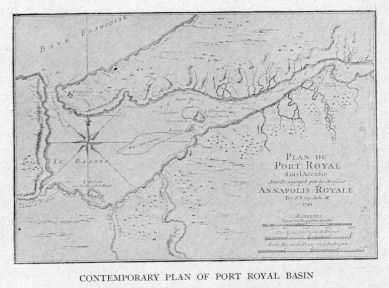 CONTEMPORARY PLAN OF PORT ROYAL BASIN