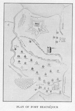 PLAN OF FORT BEAUSÉJOUR