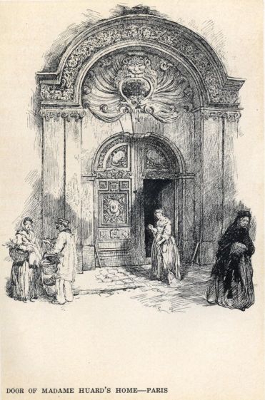 DOOR OF MADAME HUARD'S HOME--PARIS