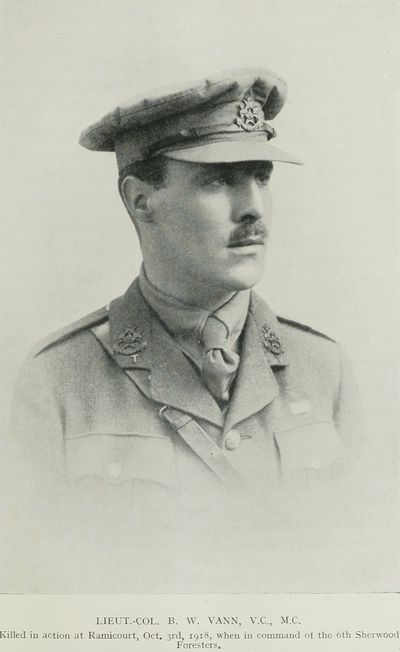 Lieut.-col. B. W. Vann, V.C., M.C.