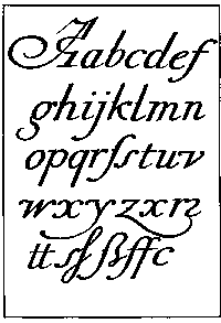 200. GERMAN SCRIPT AFTER HRACHOWINA. 18th CENTURY.