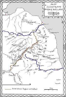 map of border country