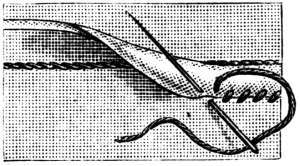 FIG. 9. FLAT SEAM.