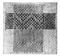 FIG. 45. DAMASK DARNING. RIGHT SIDE.