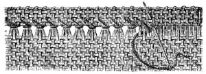 FIG. 55. SINGLE HEM-STITCH.