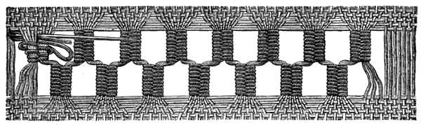 FIG. 74. OPEN-WORK WITH DARNING STITCH.