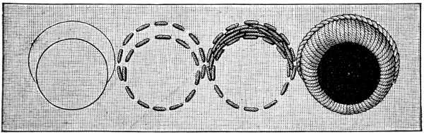 FIG. 188. SHADED EYELET HOLES HALF OVERCAST, HALF BUTTON-HOLED.