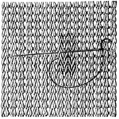 FIG. 367. STRENGTHENING THE LOOPS. SECOND WAY.