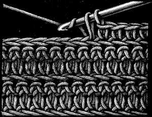 FIG. 408. RIBBED STITCH.