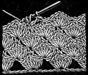 FIG. 433. CLOSE SHELL STITCH.