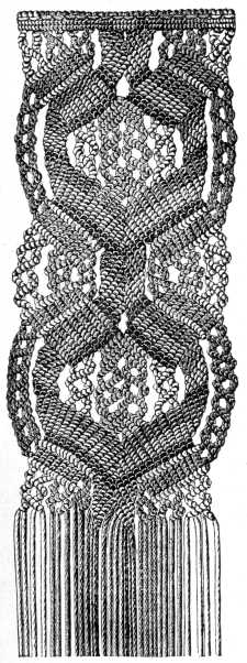 FIG. 580. MACRAMÉ BORDER