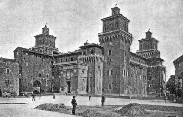 CASTLE VECCHIO AT FERRARA.