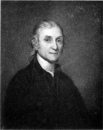 JOSEPH PRIESTLEY (English) (1733-1804)  School-teacher, theologian, philosopher, scientist; friend of Benjamin Franklin; discoverer of oxygen; defender of the phlogiston theory; the first to use mercury in a pneumatic trough, by which means he first isolated in gaseous form hydrochloric acid, sulphur dioxide, and ammonia