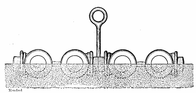 Fig. 1. ORDINARY METHOD OF DRAWING PATTERN SPIKE AND RAPPER.