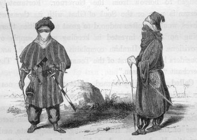 Dress of Touarick Men showing Litham