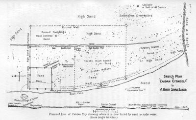 Sketch Plan of Zaidan Citadel